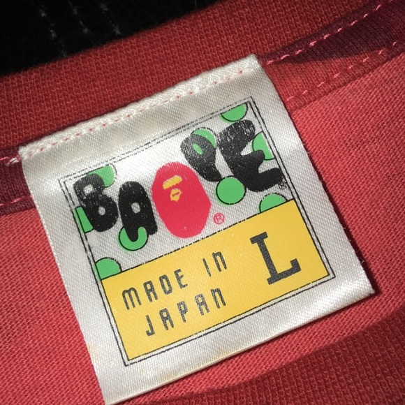 A bathing ape red camo shirt - Picture 2 of 4